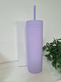 ***NEW COLOURS ADDED*** READY TO SEND Matt Pastel Coloured 16oz Skinny Tumbler - High Quality