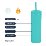 ***NEW COLOURS ADDED*** READY TO SEND Matt Pastel Coloured 16oz Skinny Tumbler - High Quality