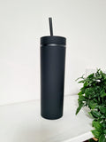 ***NEW COLOURS ADDED*** READY TO SEND Matt Pastel Coloured 16oz Skinny Tumbler - High Quality