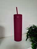 ***NEW COLOURS ADDED*** READY TO SEND Matt Pastel Coloured 16oz Skinny Tumbler - High Quality