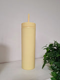 ***NEW COLOURS ADDED*** READY TO SEND Matt Pastel Coloured 16oz Skinny Tumbler - High Quality