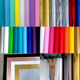 The EVERYTHING Bundle of 40 Adhesive Vinyl and HTV with FREE postage