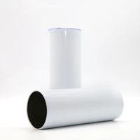 BULK ORDER 50x Double Wall Vacuum Sublimation Suitable 20oz Stainless Steel Skinny Tall Tumbler