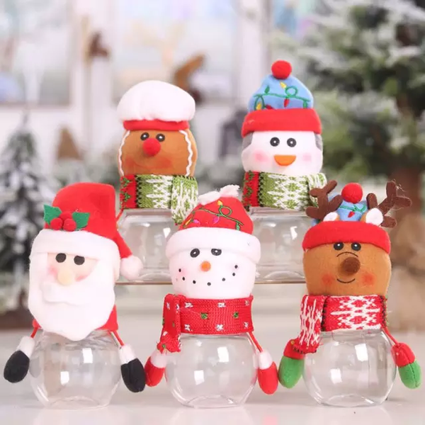 In Stock Christmas Sweet Jars - 5 characters Available