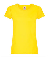 Womens T-shirts 100% Cotton 14 Colours Available