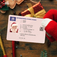 Santa Flying Licence - Plastic - AVAILABLE NOW